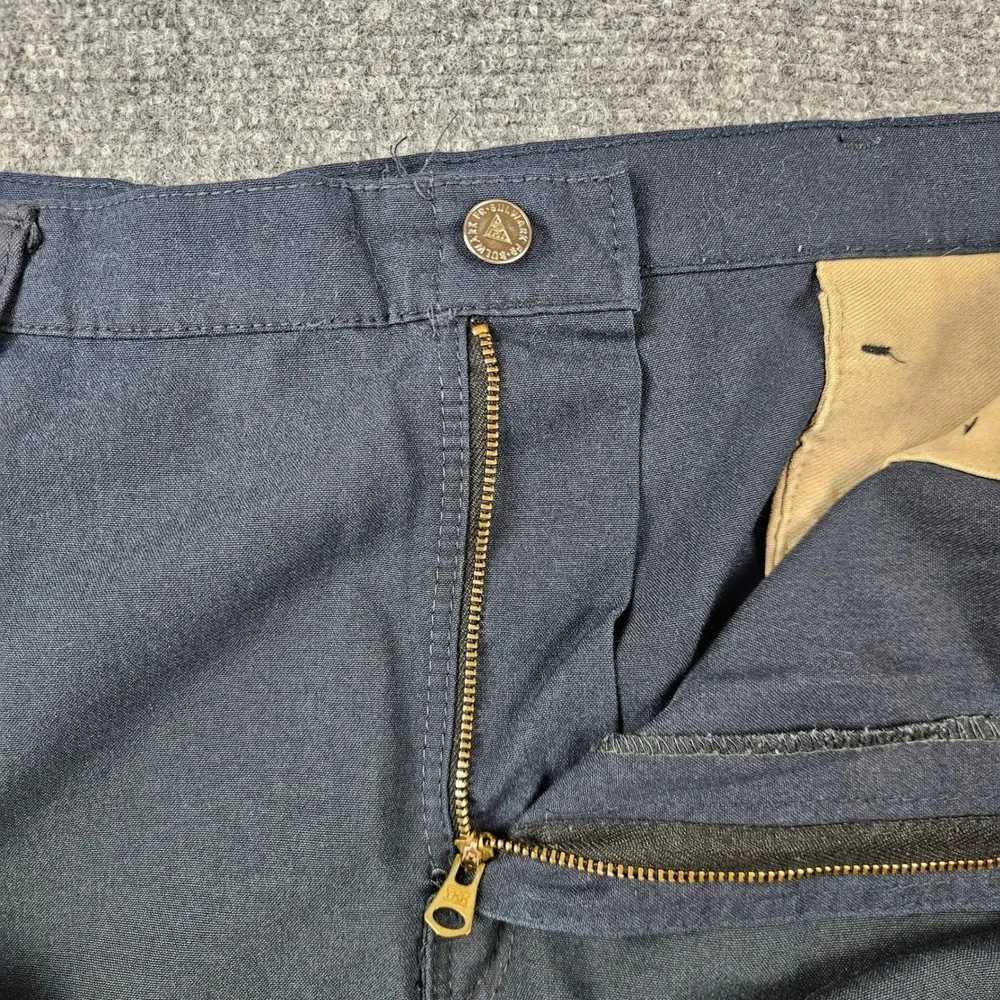Bulwark FR Flame Resistant Nomex Work Pants Navy Blue Mens 38x30  NFPA 2112